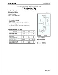 Click here to download TPS601AF Datasheet