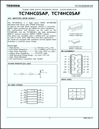 Click here to download 74HC05 Datasheet
