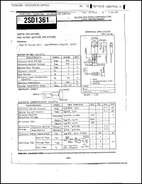 Click here to download 2SD1361 Datasheet