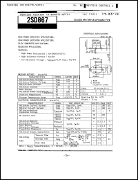 Click here to download 2SD867 Datasheet