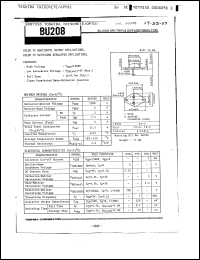 Click here to download BU208 Datasheet