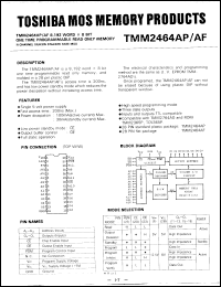 Click here to download TMM2464AF Datasheet
