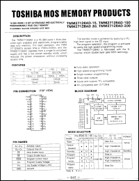 Click here to download TMM27128D25 Datasheet