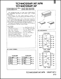 Click here to download TC74HC125AFN Datasheet