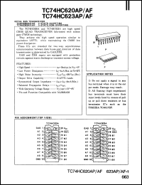 Click here to download TC74HC623AP Datasheet