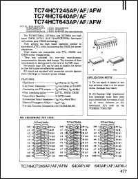 Click here to download TC74HCT640AF Datasheet