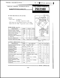 Click here to download 2SC2380 Datasheet