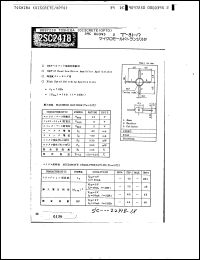 Click here to download 2SC2418 Datasheet