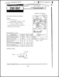 Click here to download 2SD1087 Datasheet