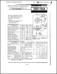 Click here to download 2SD1165A Datasheet