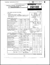 Click here to download 2SD1460 Datasheet