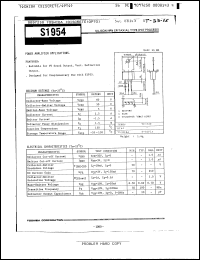 Click here to download S1954 Datasheet