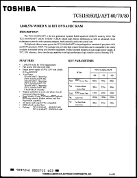 Click here to download TC5116160AJ60 Datasheet