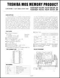 Click here to download TC5518BPL25 Datasheet