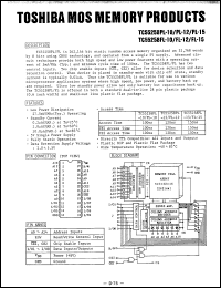 Click here to download TC55258PL12 Datasheet