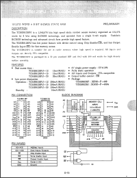 Click here to download TC55B8128J15 Datasheet