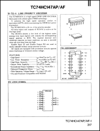 Click here to download TC74HC147F Datasheet