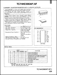 Click here to download TC74HC590P Datasheet