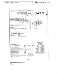 Click here to download TCD104D Datasheet