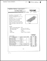 Click here to download TCD106C Datasheet