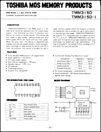 Click here to download TMM315D1 Datasheet