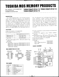 Click here to download TMM41256C20 Datasheet