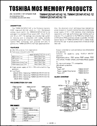 Click here to download TMM41257AP12 Datasheet