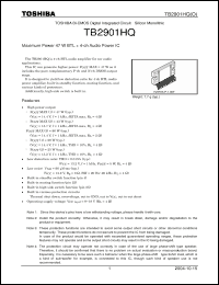 Click here to download TB2901HQ Datasheet