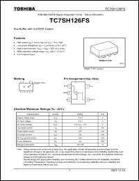 Click here to download TC7SH126FS Datasheet