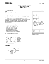 Click here to download TLP197D Datasheet
