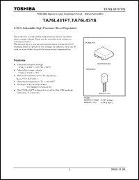 Click here to download TA76L431S Datasheet