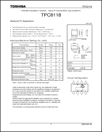 Click here to download TPC8118 Datasheet