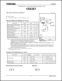 Click here to download 1SS367_07 Datasheet