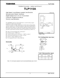 Click here to download TLP115A_07 Datasheet