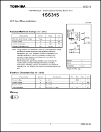 Click here to download 1SS315_07 Datasheet