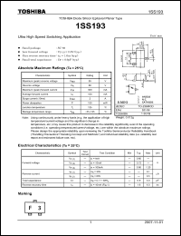Click here to download 1SS193_07 Datasheet