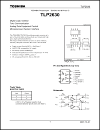 Click here to download TLP2630_07 Datasheet