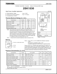 Click here to download 2SK1530_09 Datasheet