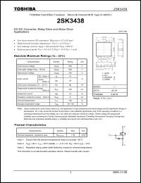 Click here to download 2SK3438 Datasheet