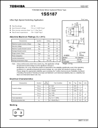 Click here to download 1SS187_07 Datasheet