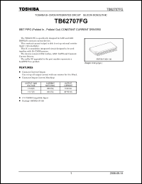 Click here to download TB62707FG Datasheet