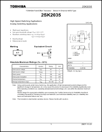 Click here to download 2SK2035_07 Datasheet