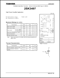 Click here to download 2SK3497 Datasheet