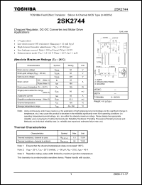 Click here to download 2SK2744_06 Datasheet