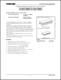 Click here to download TC74HCT240AP_07 Datasheet