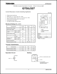 Click here to download GT50J327 Datasheet