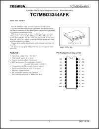 Click here to download TC7MBD3244AFK Datasheet