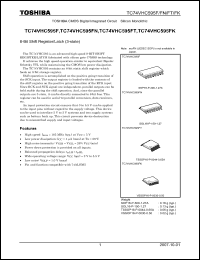 Click here to download TC74VHC595FK Datasheet