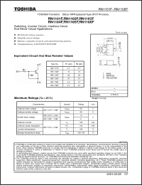 Click here to download RN1101F Datasheet