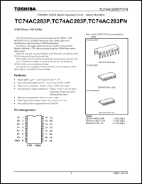 Click here to download TC74AC283F Datasheet